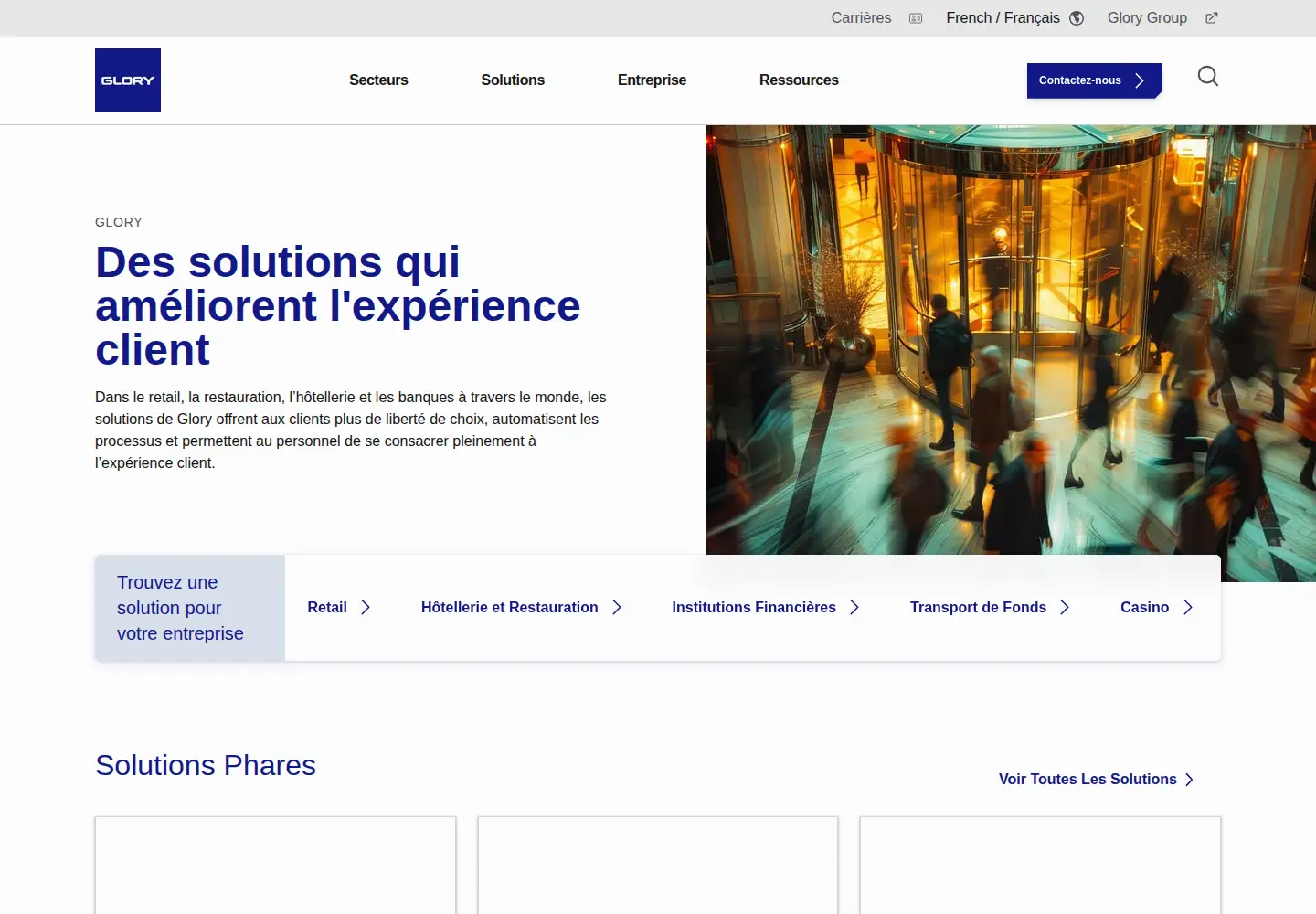 Screenshot of glory-global.com