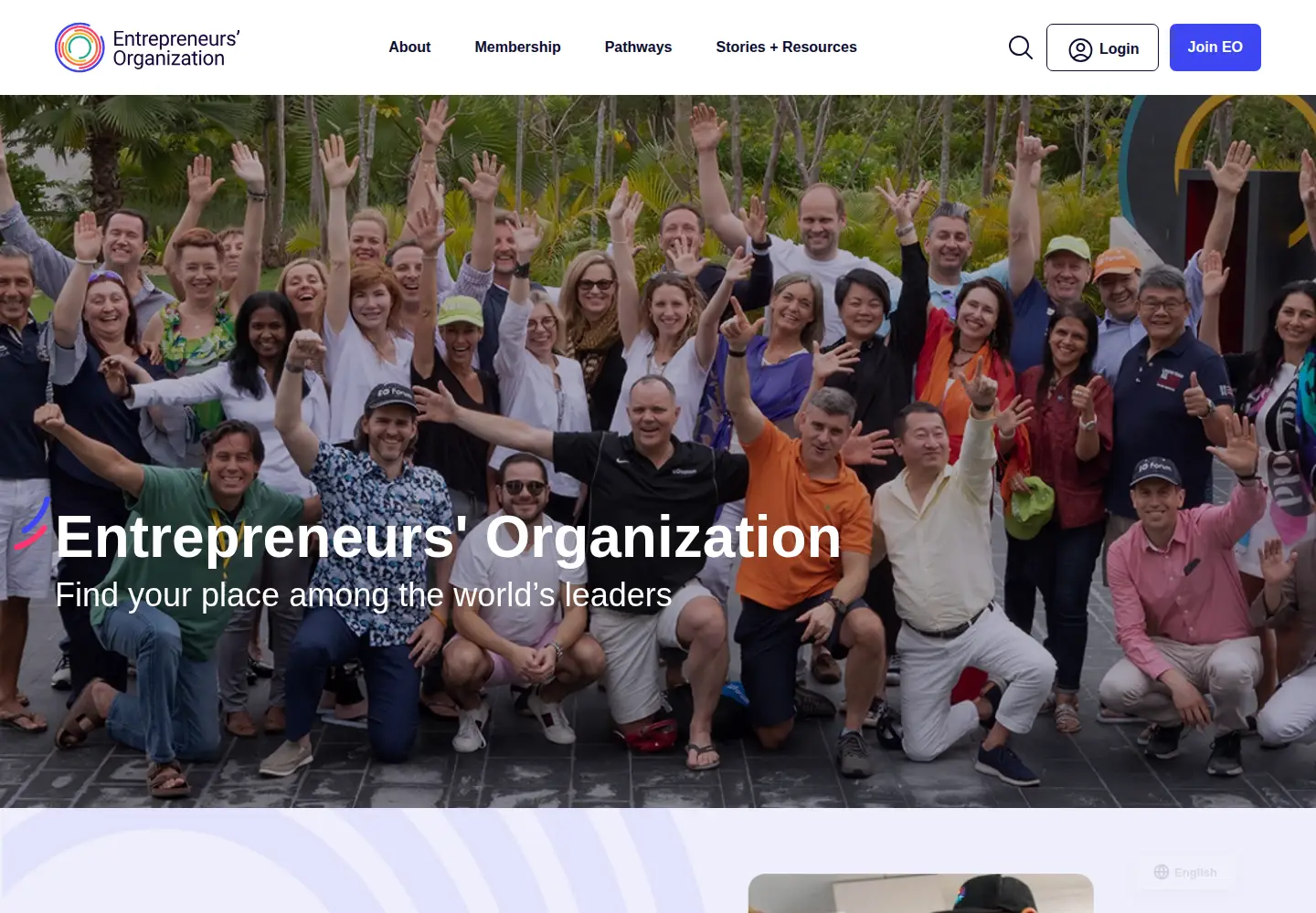 Screenshot of eonetwork.org