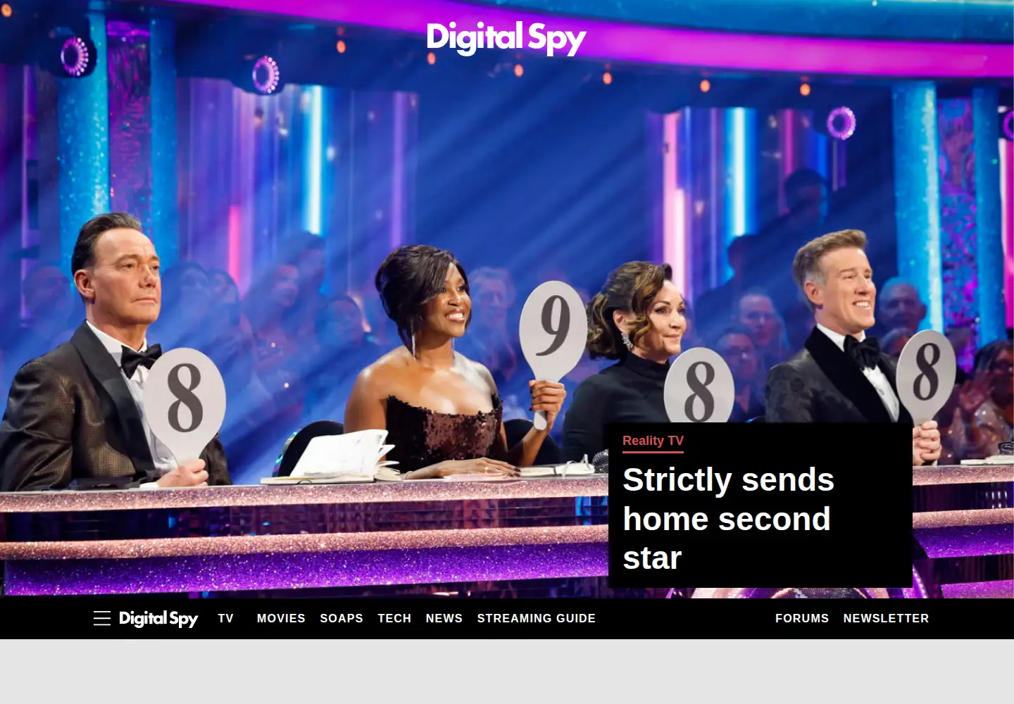 Screenshot of digitalspy.com