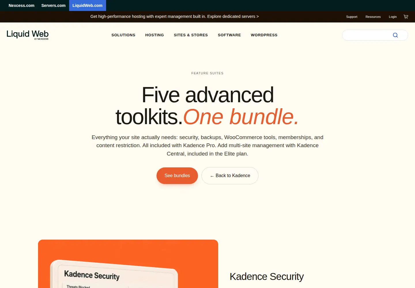 Screenshot of ithemes.com