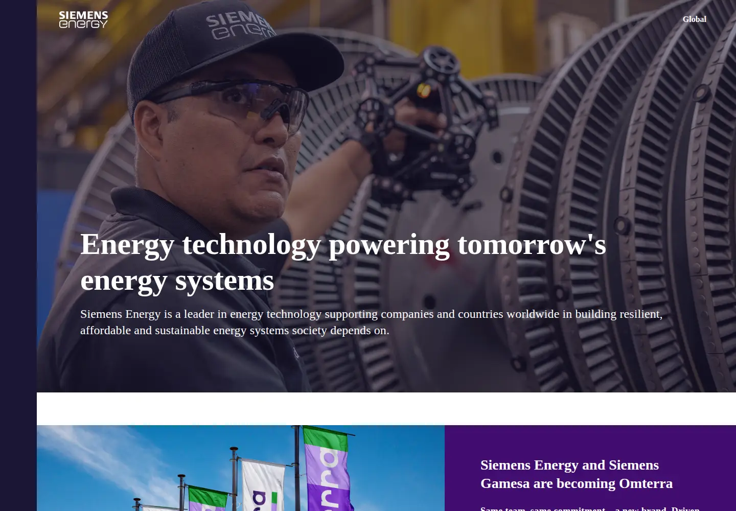 Screenshot of siemens-energy.com