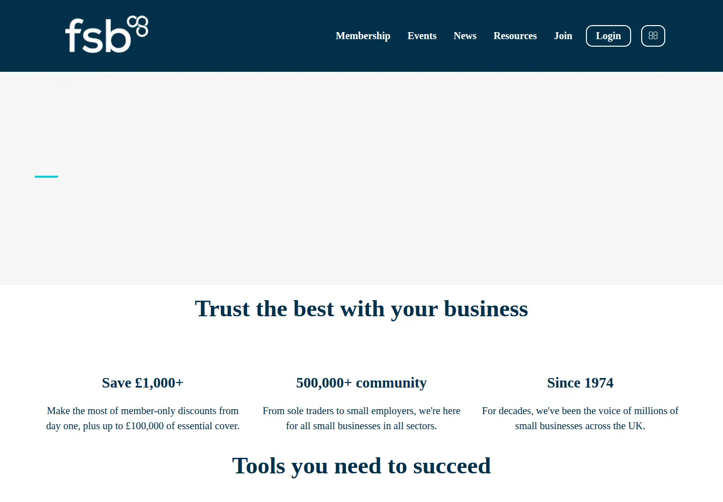 Screenshot of fsb.org.uk