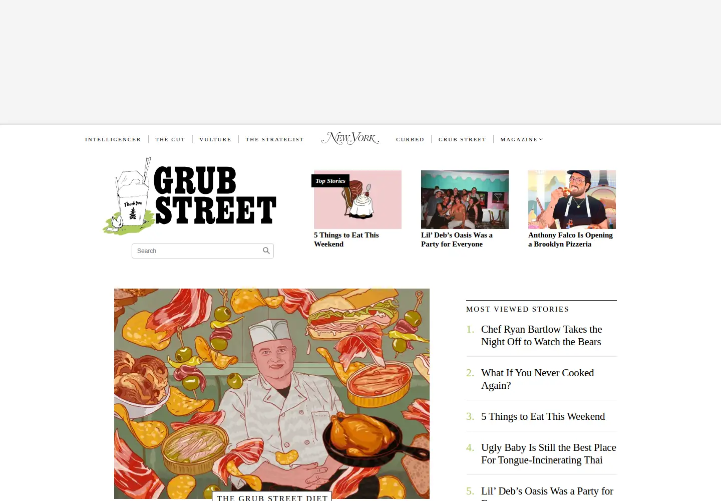 Screenshot of grubstreet.com