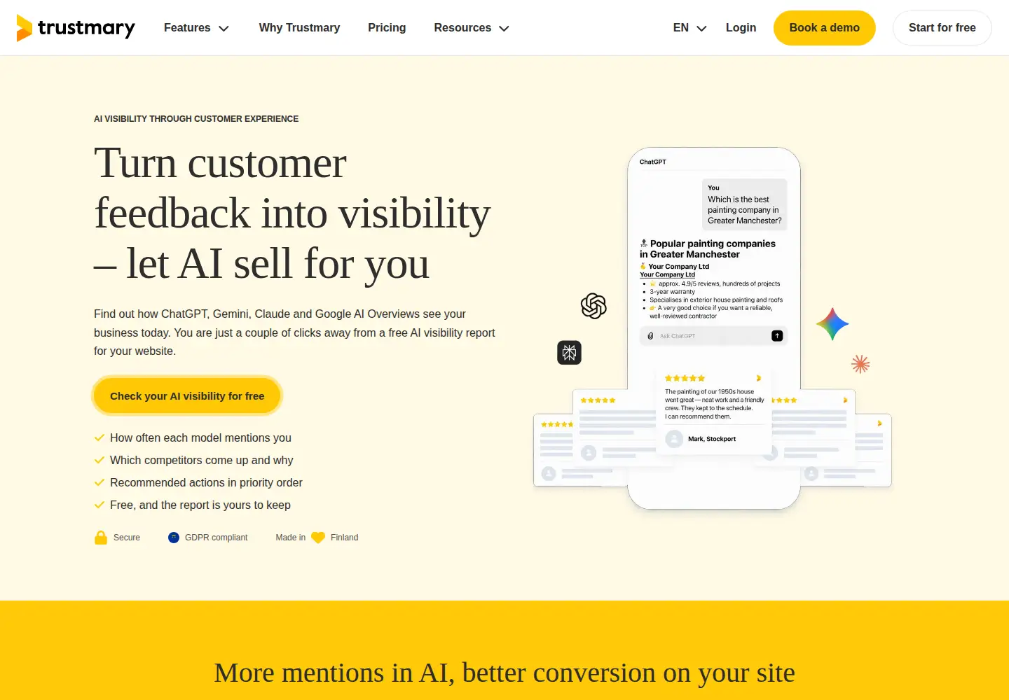 Screenshot of trustmary.com