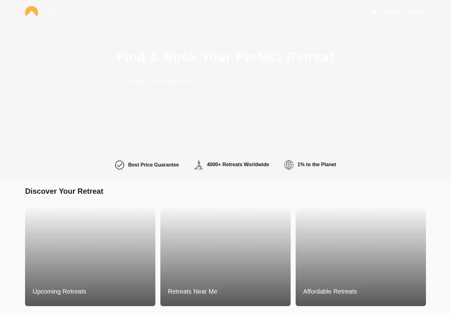 Screenshot of retreat.guru
