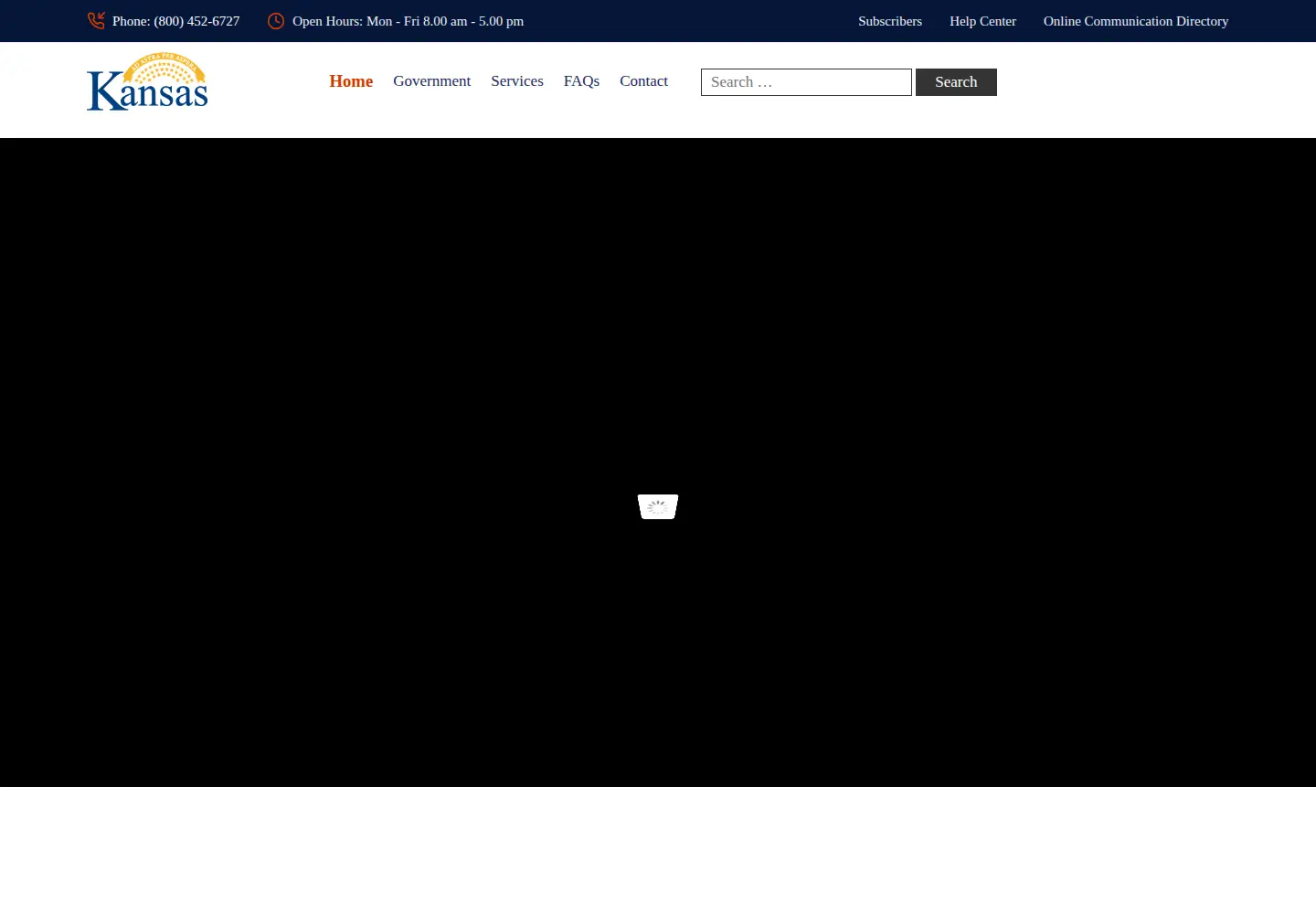 Screenshot of kansas.gov