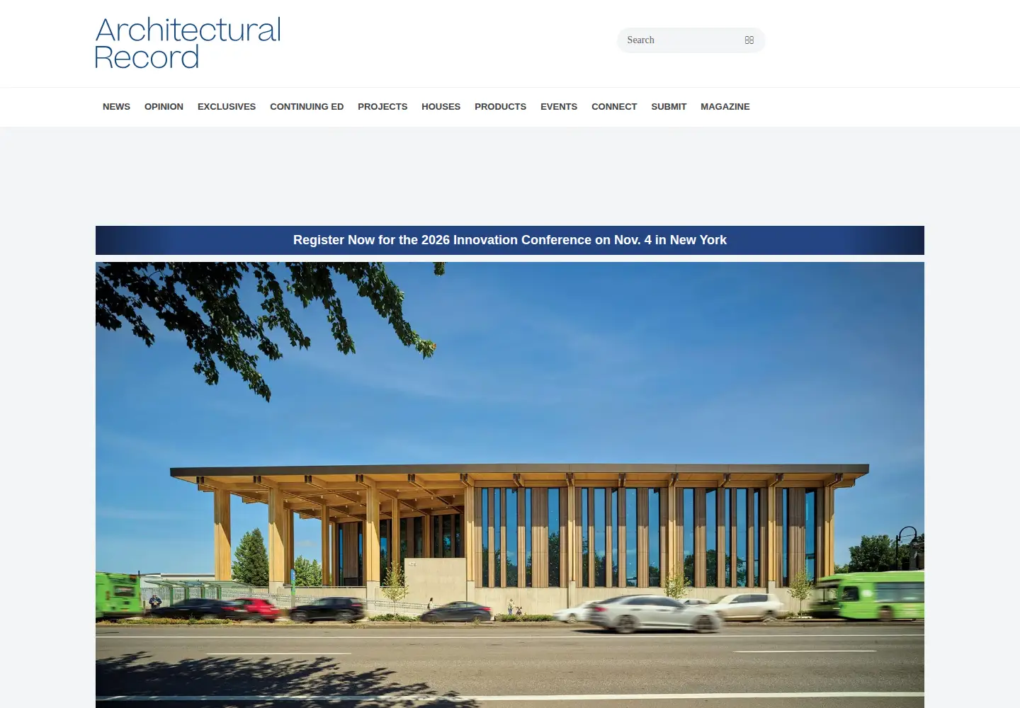 Screenshot of architecturalrecord.com