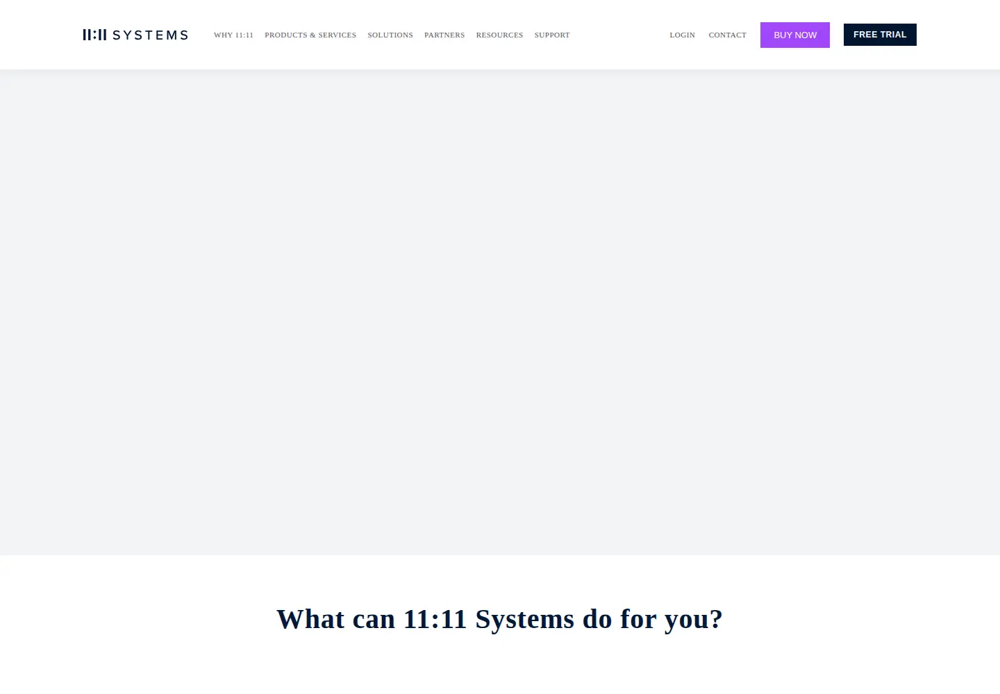 Screenshot of 1111systems.com