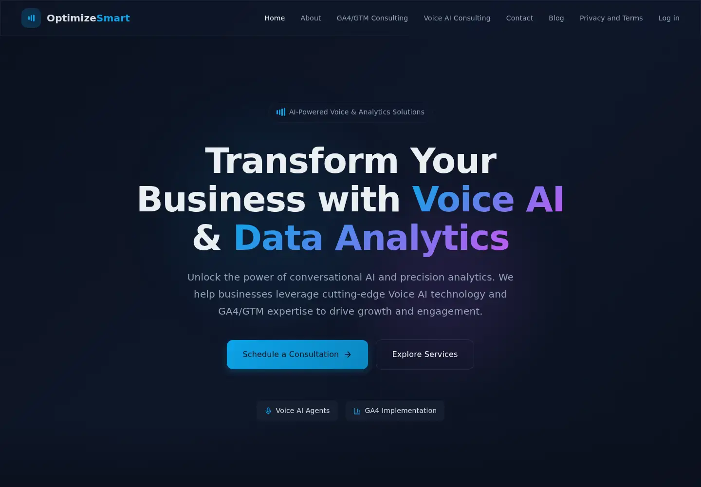 Screenshot of optimizesmart.com