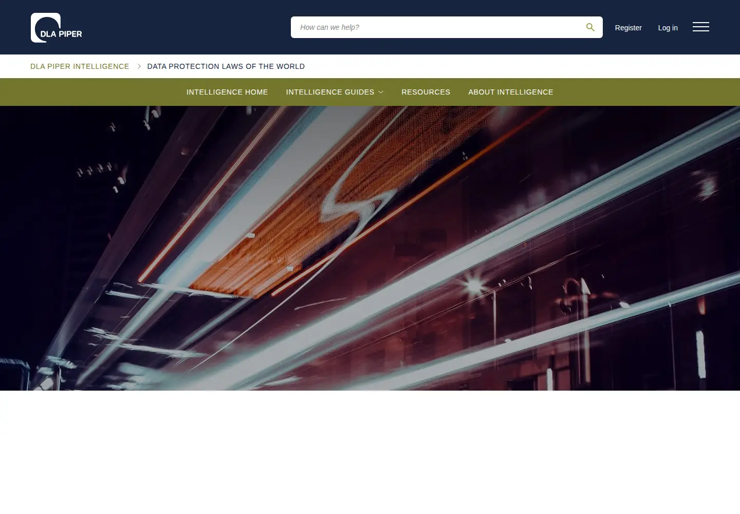 Screenshot of dlapiperdataprotection.com