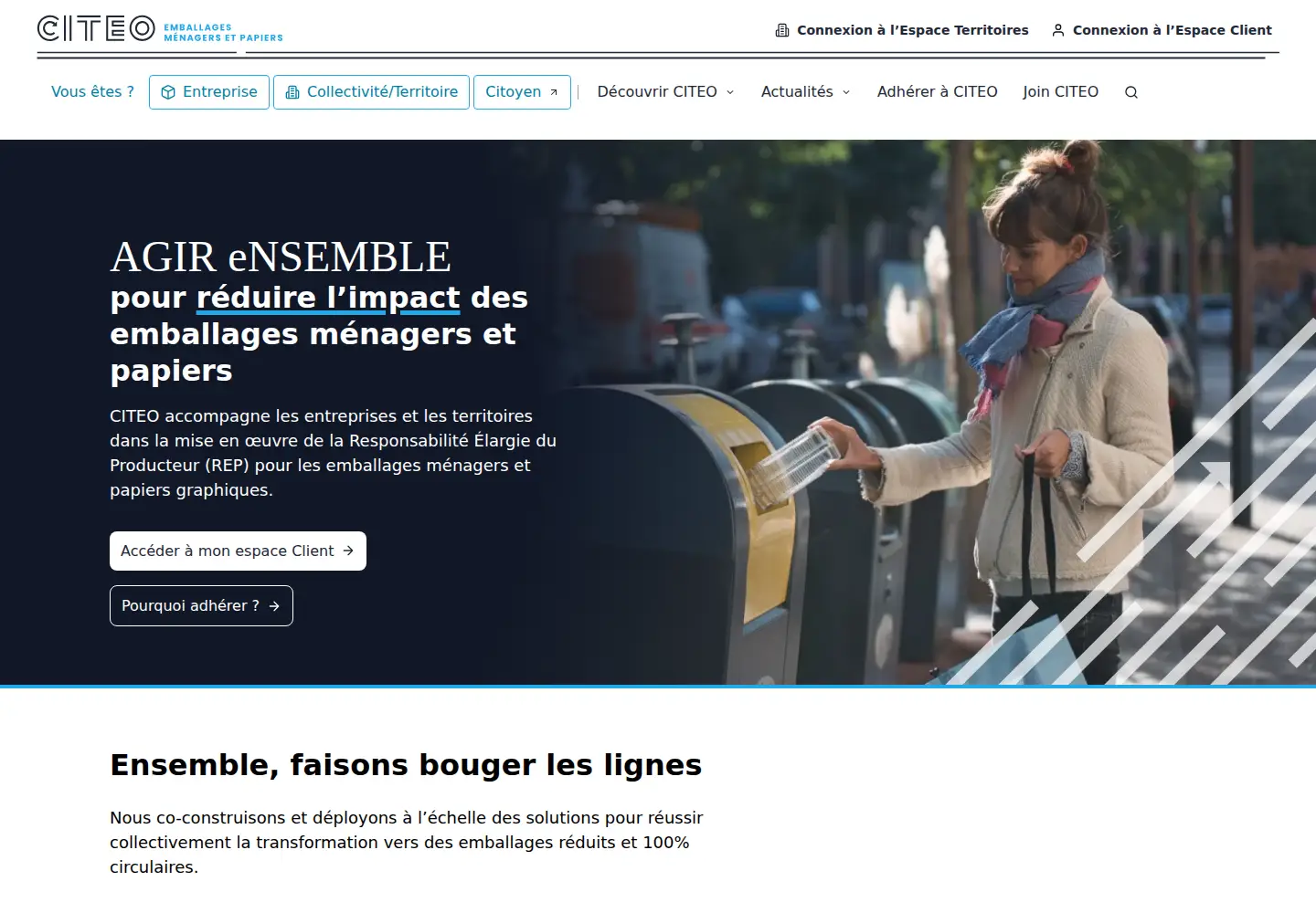 Screenshot of citeo.com