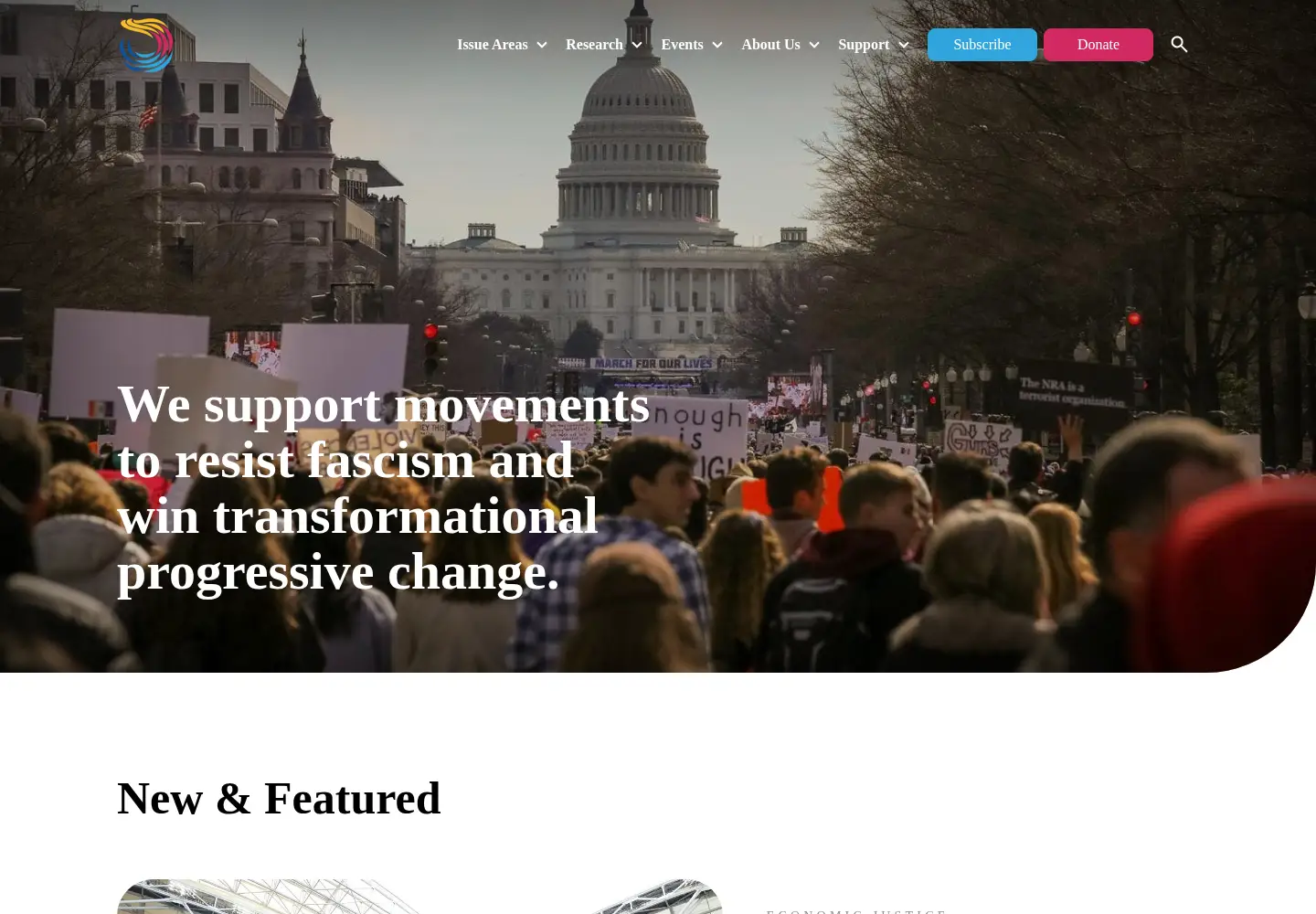 Screenshot of ips-dc.org