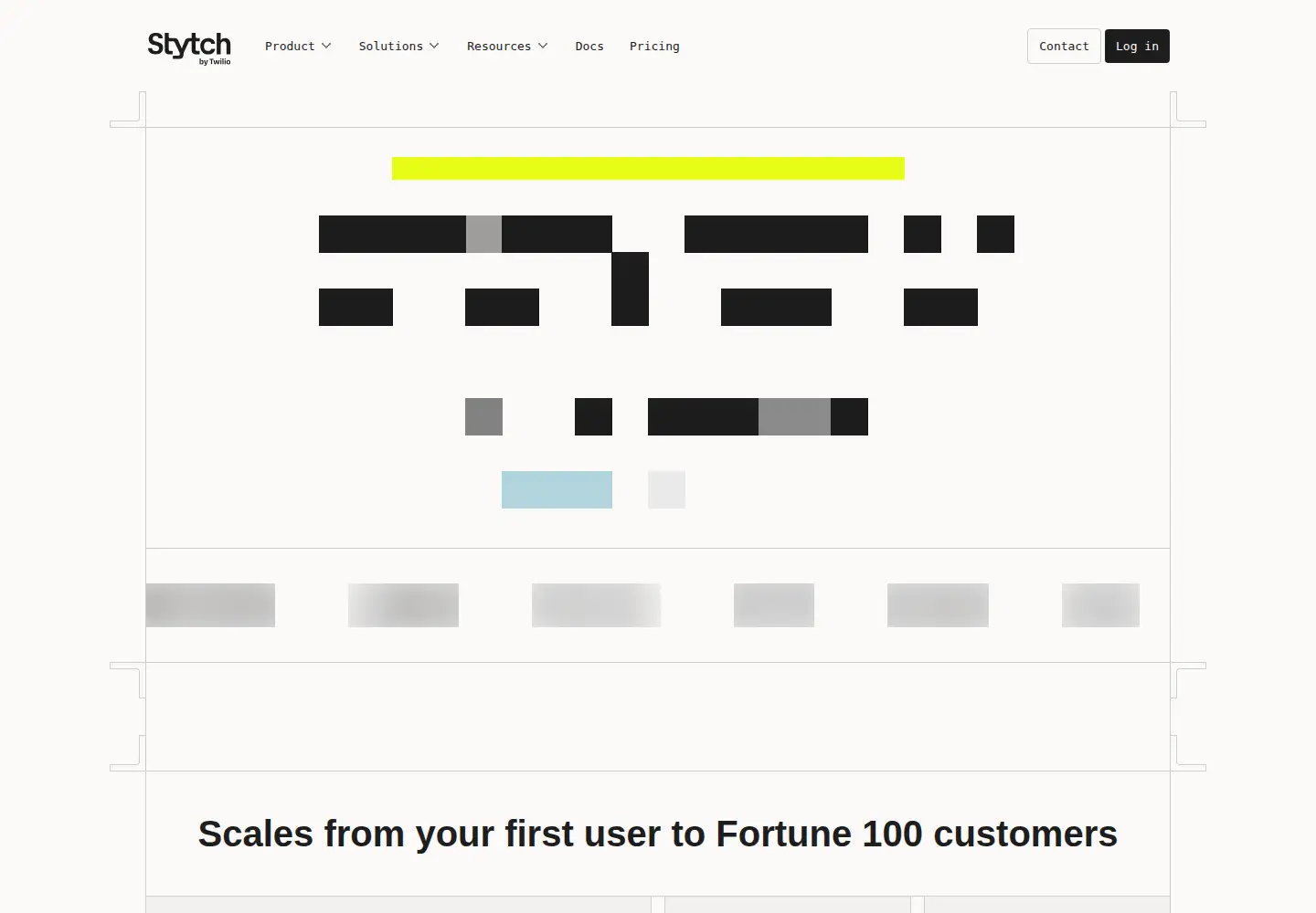 Screenshot of stytch.com
