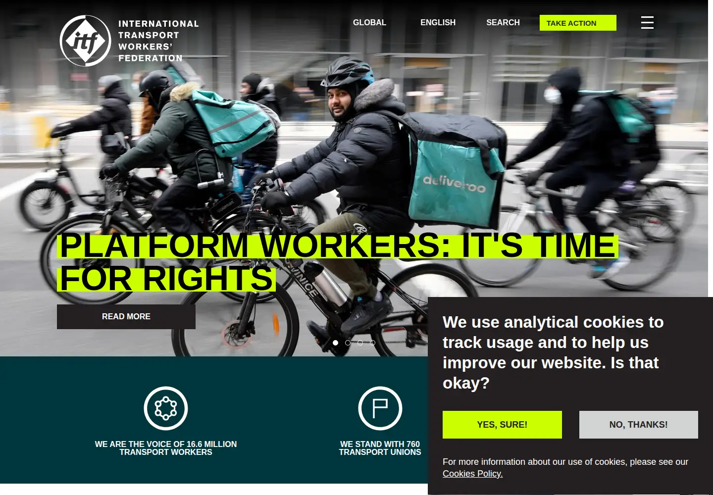 Screenshot of itfglobal.org
