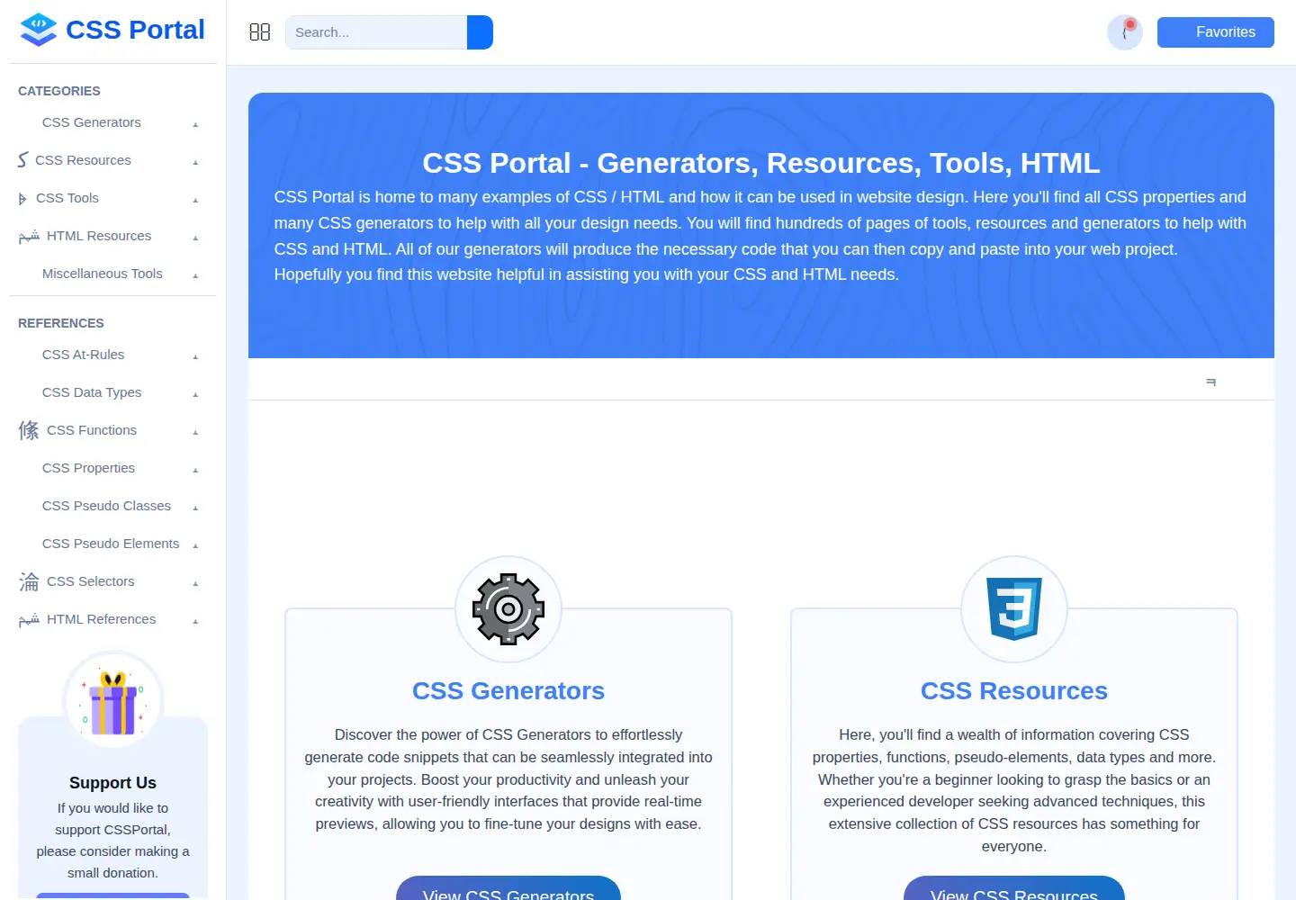 Captured homepage of cssportal.com in the current scan