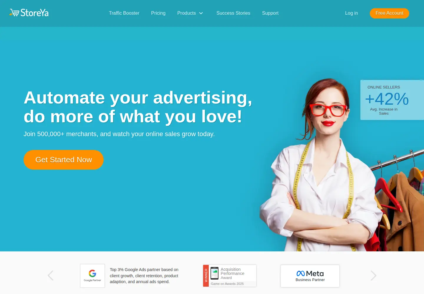Screenshot of storeya.com