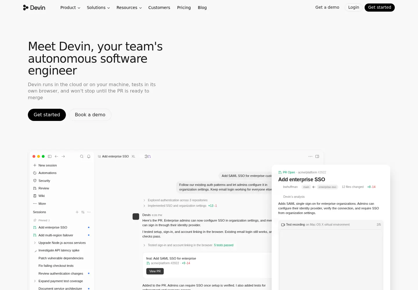 Screenshot of devin.ai