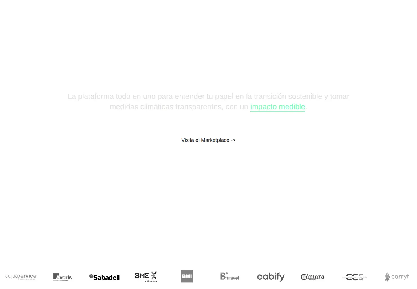 Screenshot of climatetrade.com
