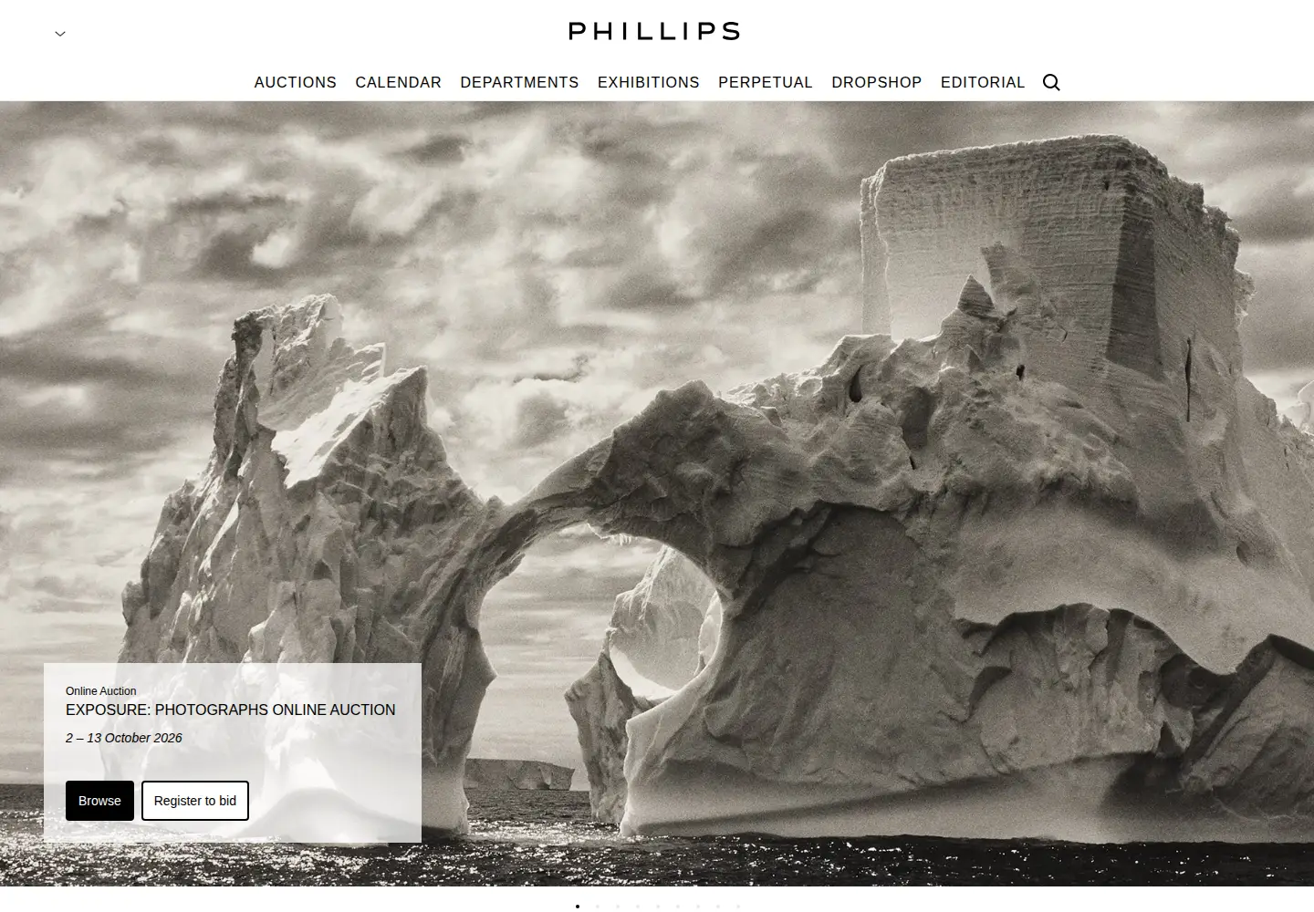 Screenshot of phillips.com