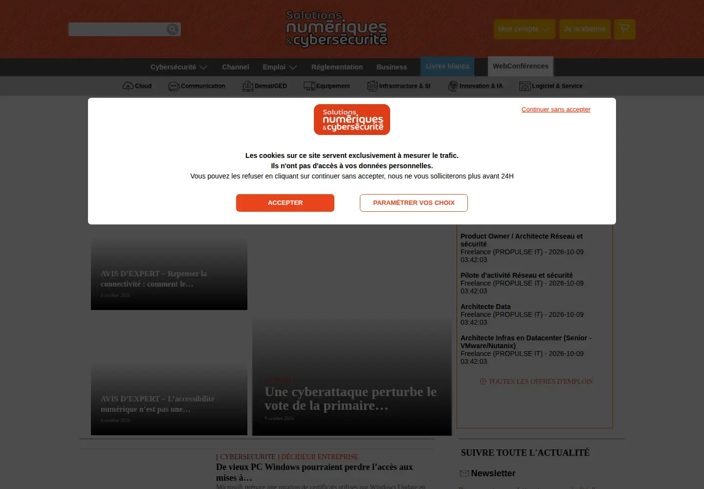 Screenshot of solutions-numeriques.com