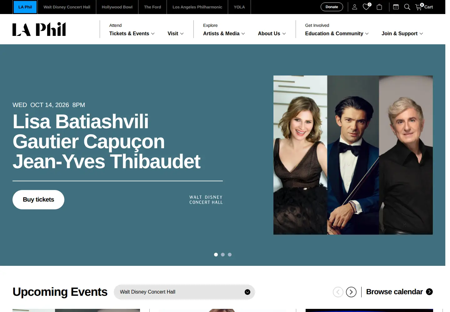 Captured homepage of laphil.com in the current scan
