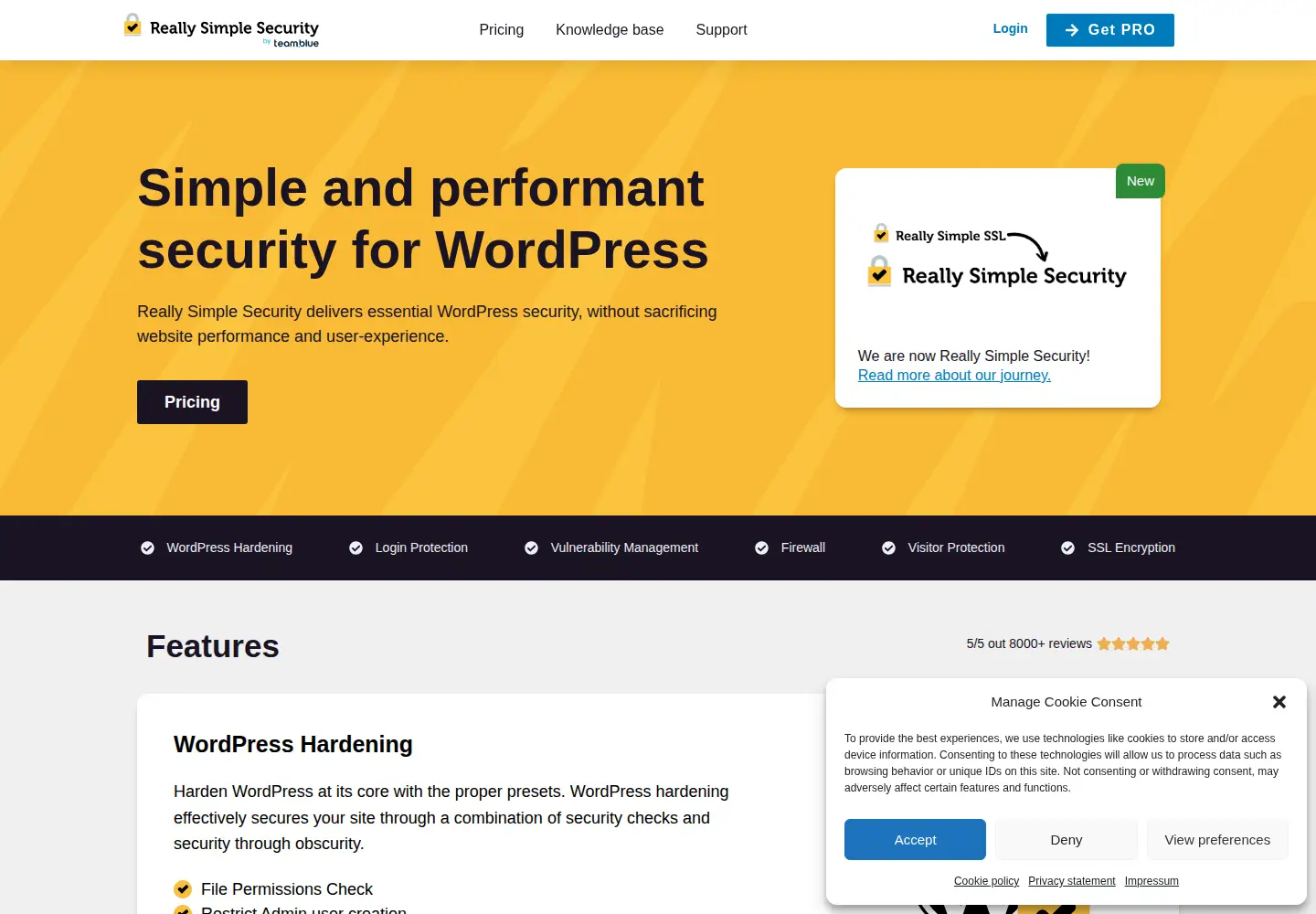 Screenshot of really-simple-ssl.com