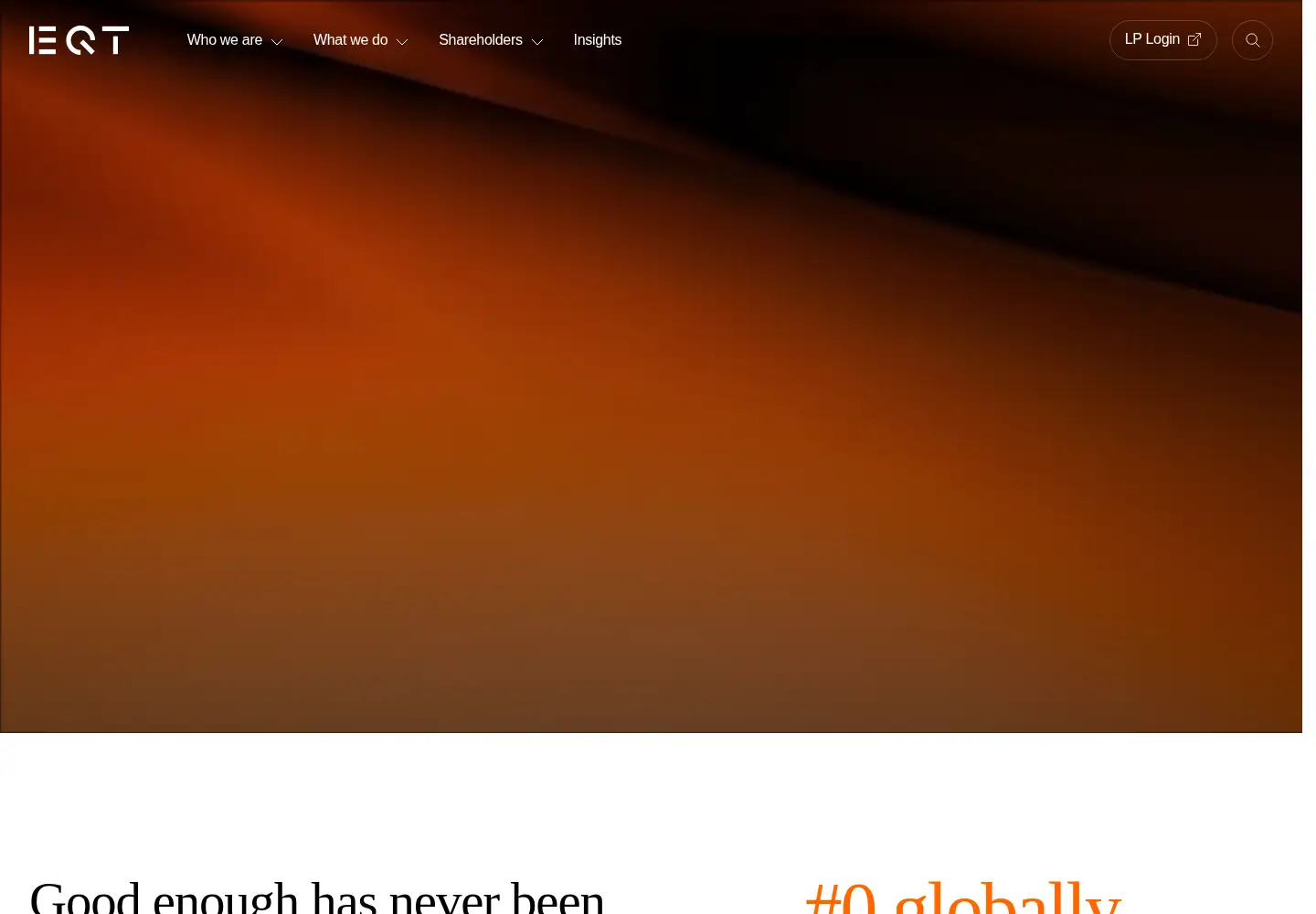 Captured homepage of eqtgroup.com in the current scan