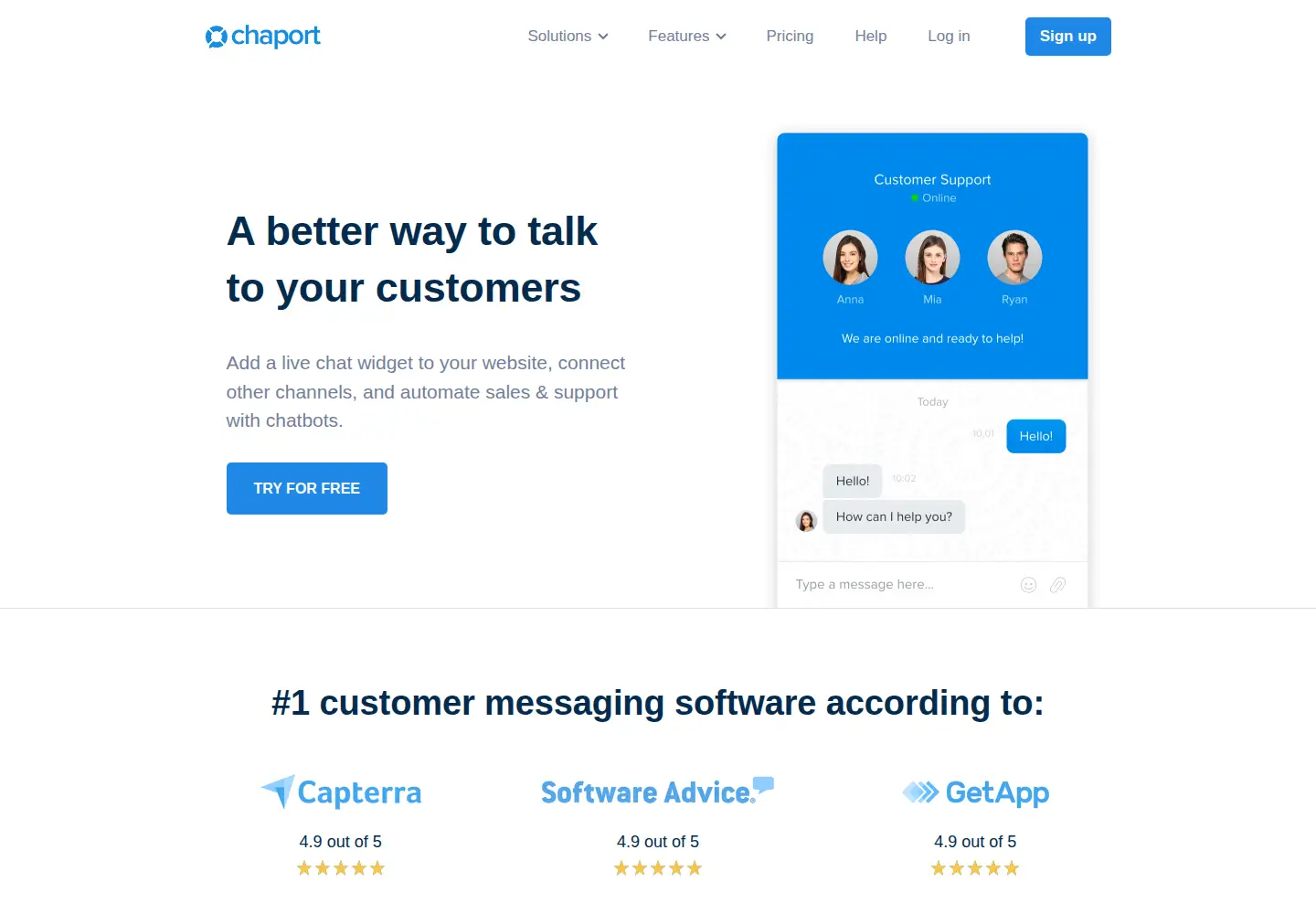 Screenshot of chaport.com