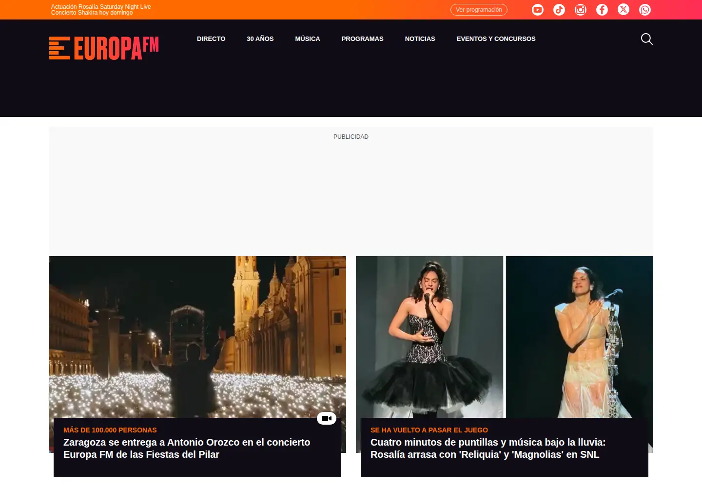 Screenshot of europafm.com