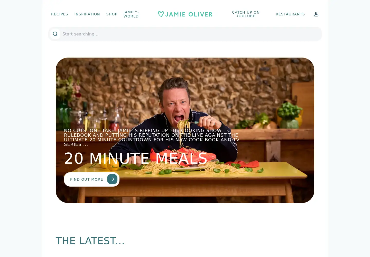 Screenshot of jamieoliver.com