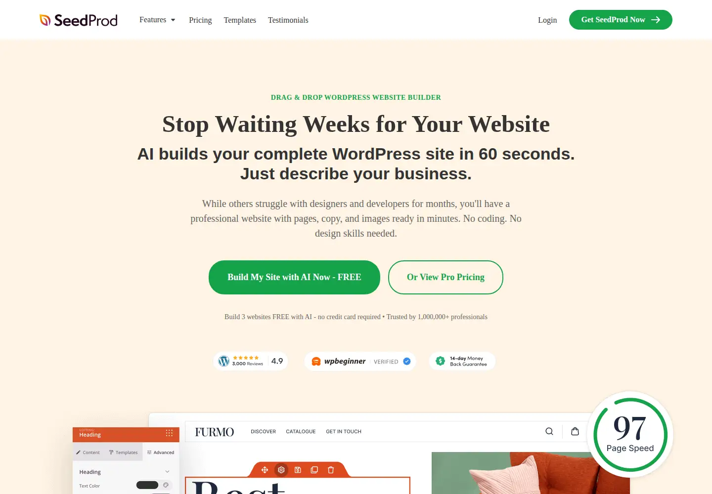Screenshot of seedprod.com
