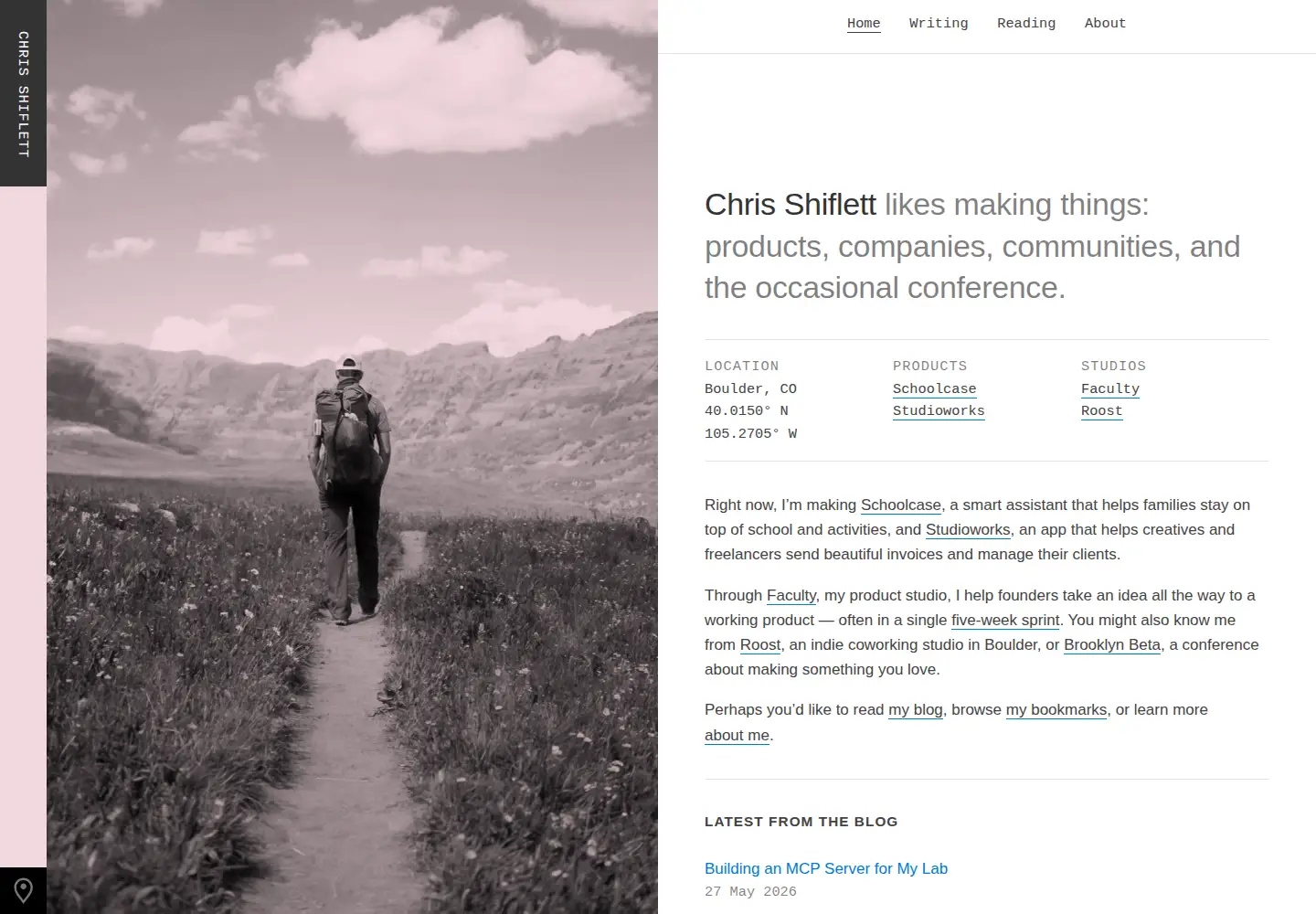 Screenshot of shiflett.org