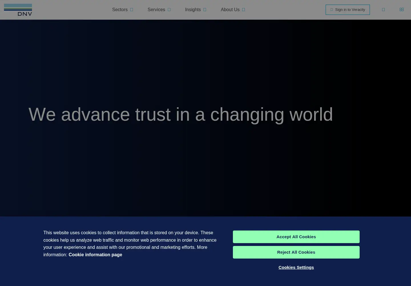 Screenshot of dnv.com