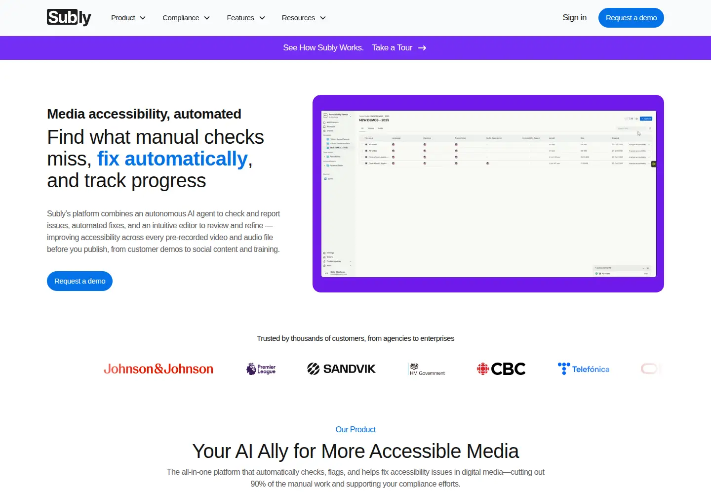 Screenshot of getsubly.com