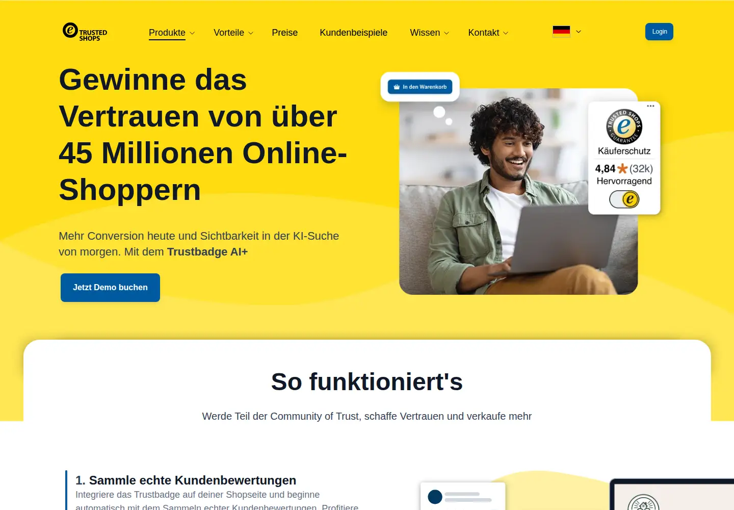 Screenshot of etrusted.com