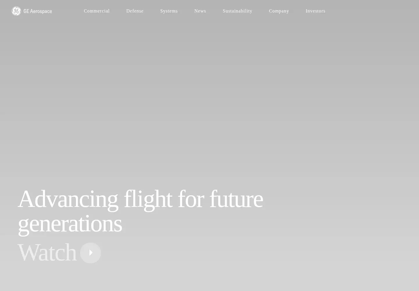 Screenshot of geaerospace.com
