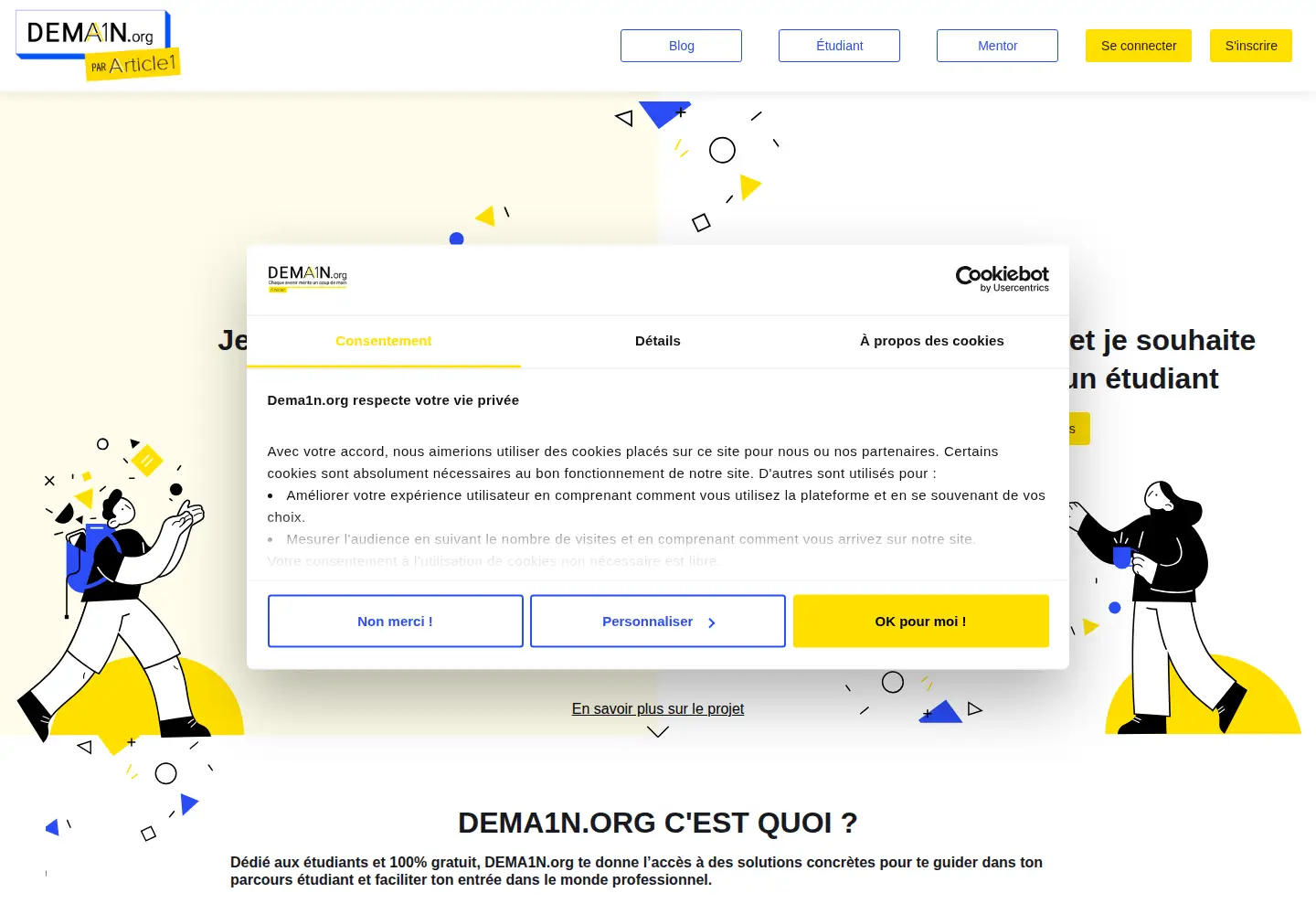 Screenshot of dema1n.org