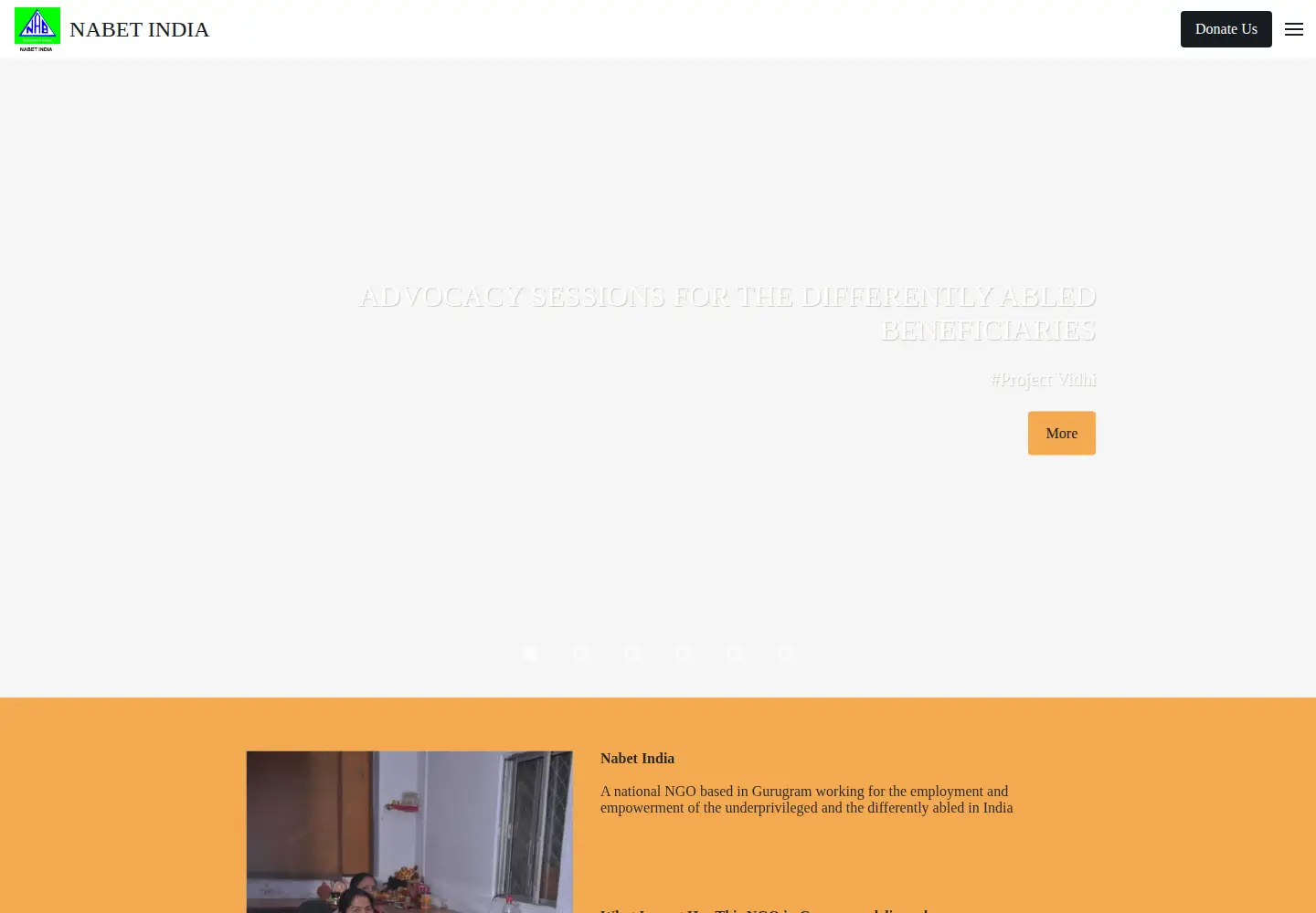 Screenshot of nabetindia.org