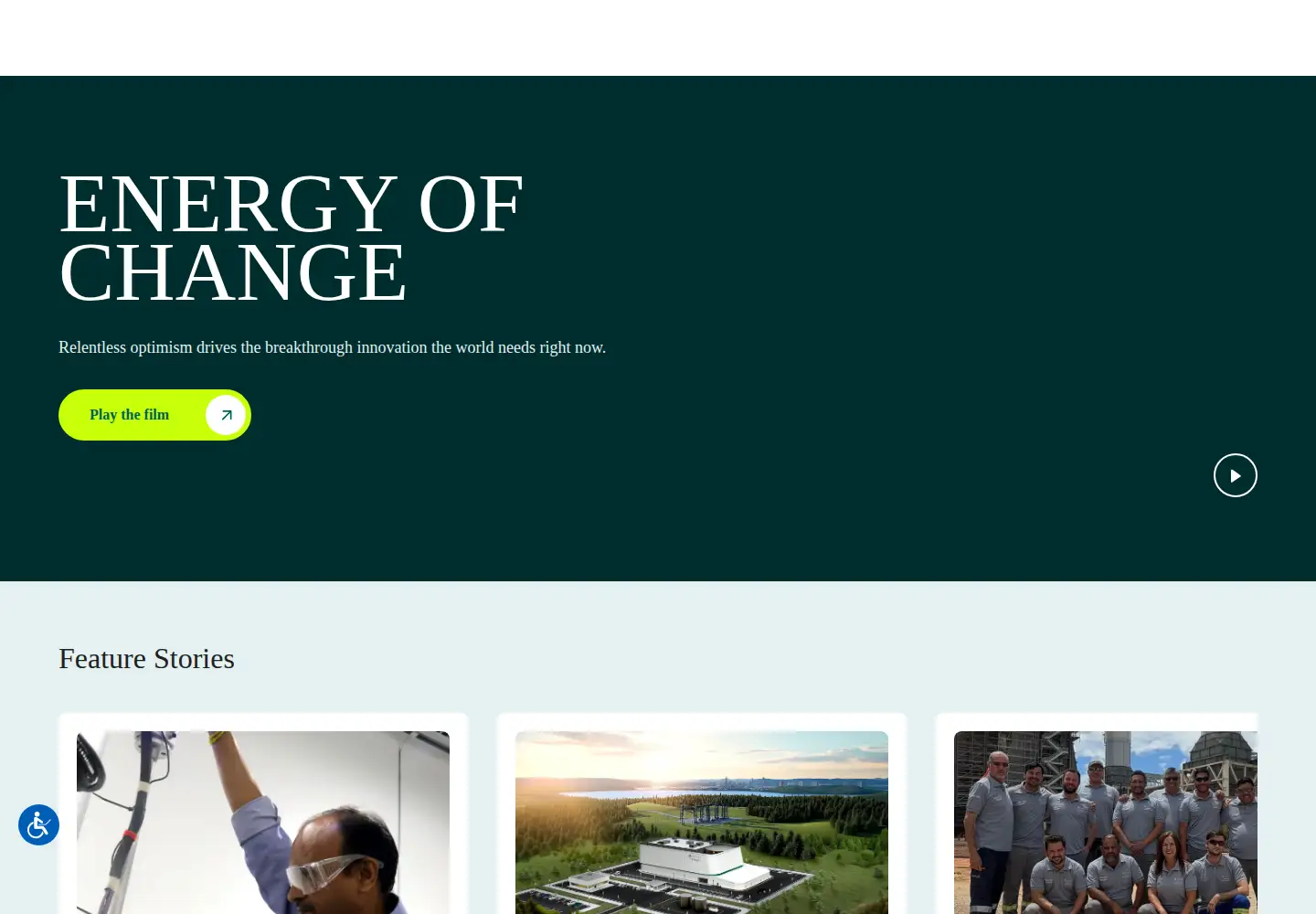 Captured homepage of gevernova.com in the current scan