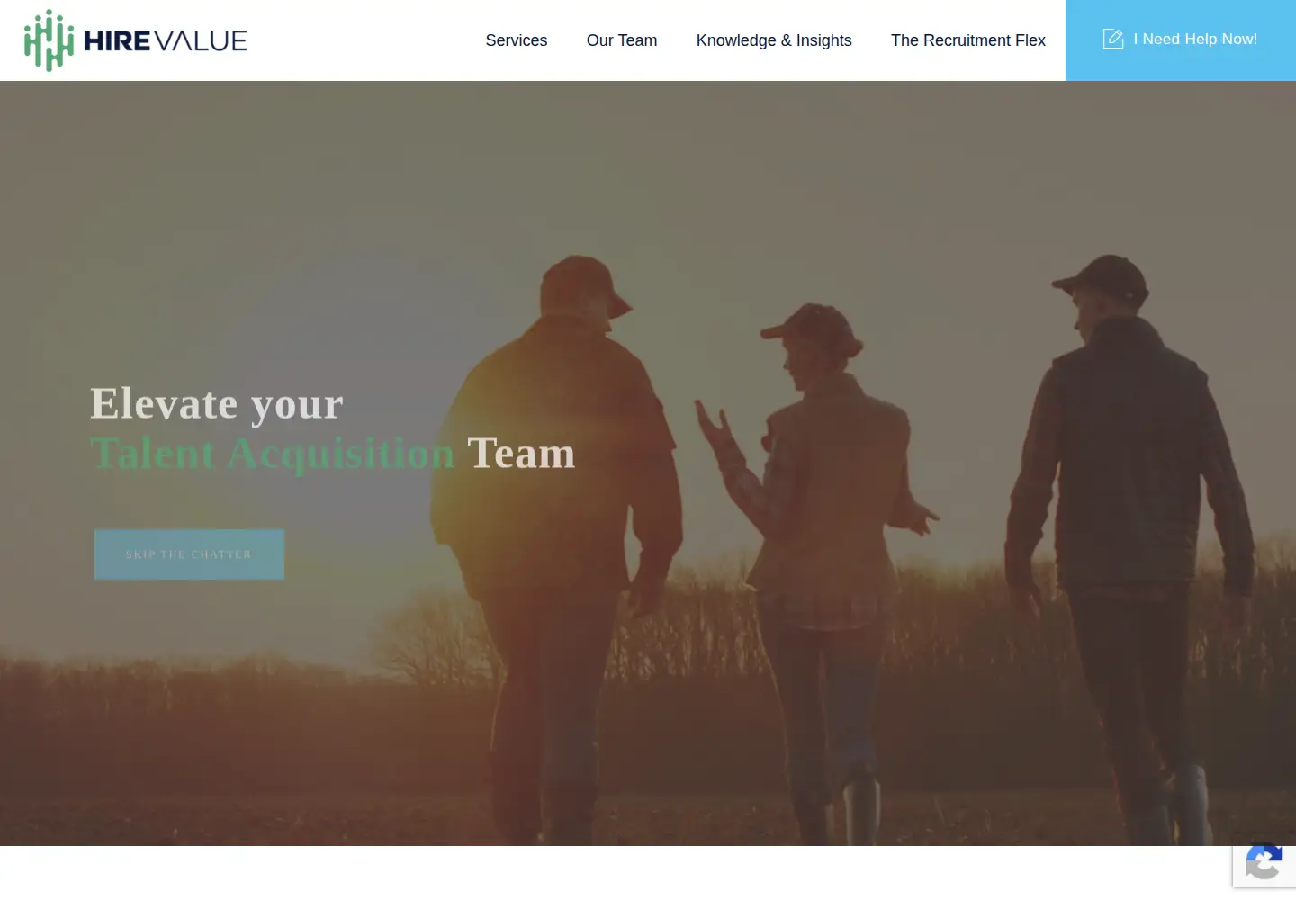 Screenshot of hirevalueinc.com