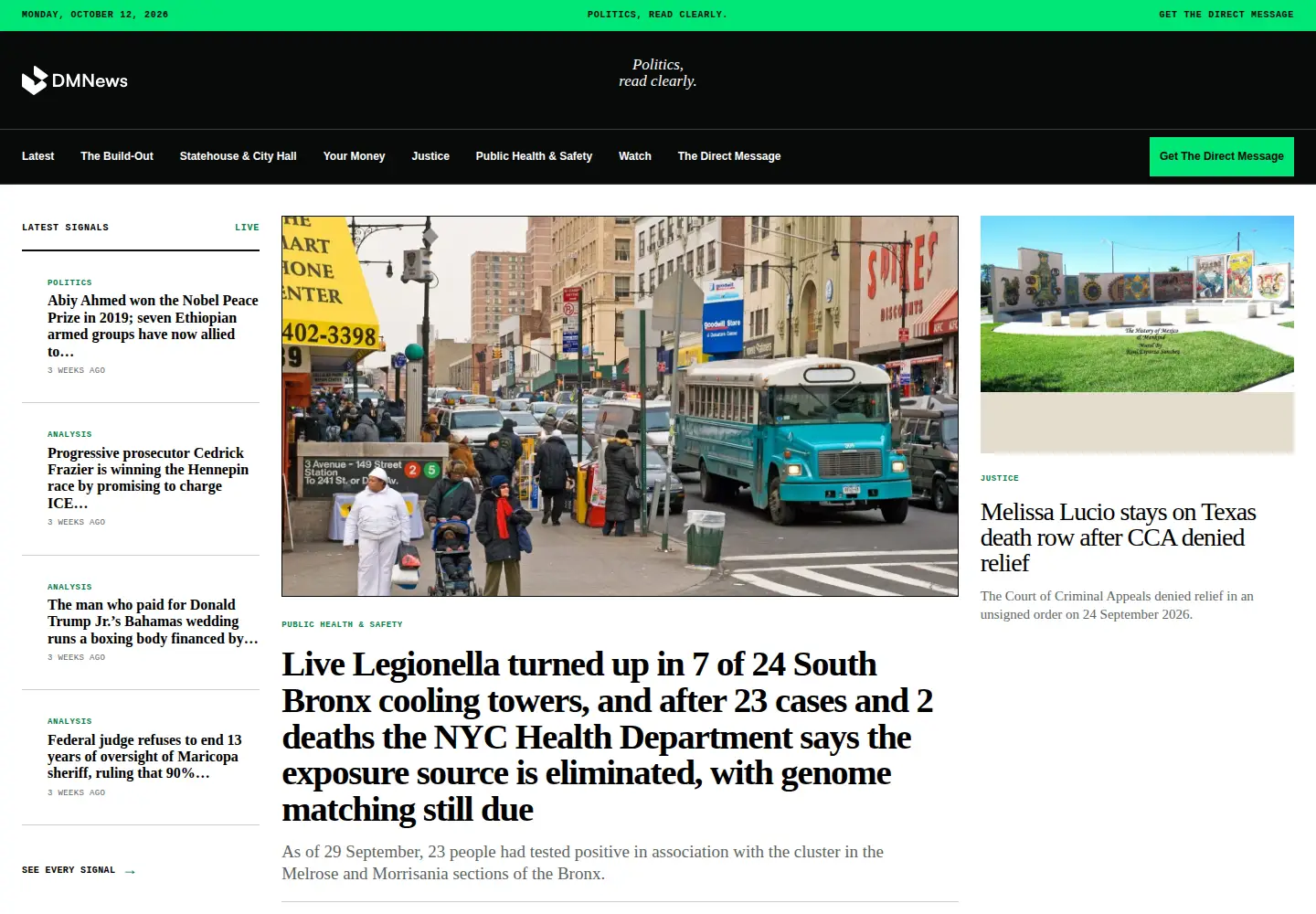 Screenshot of dmnews.com