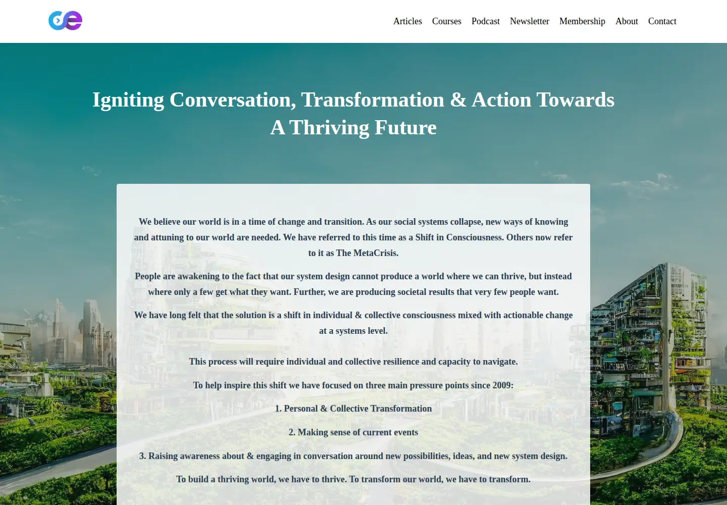 Screenshot of collective-evolution.com