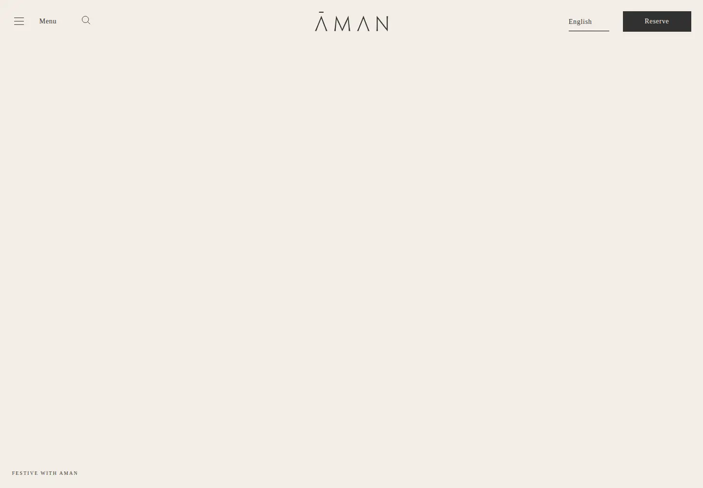 Captured homepage of aman.com in the current scan