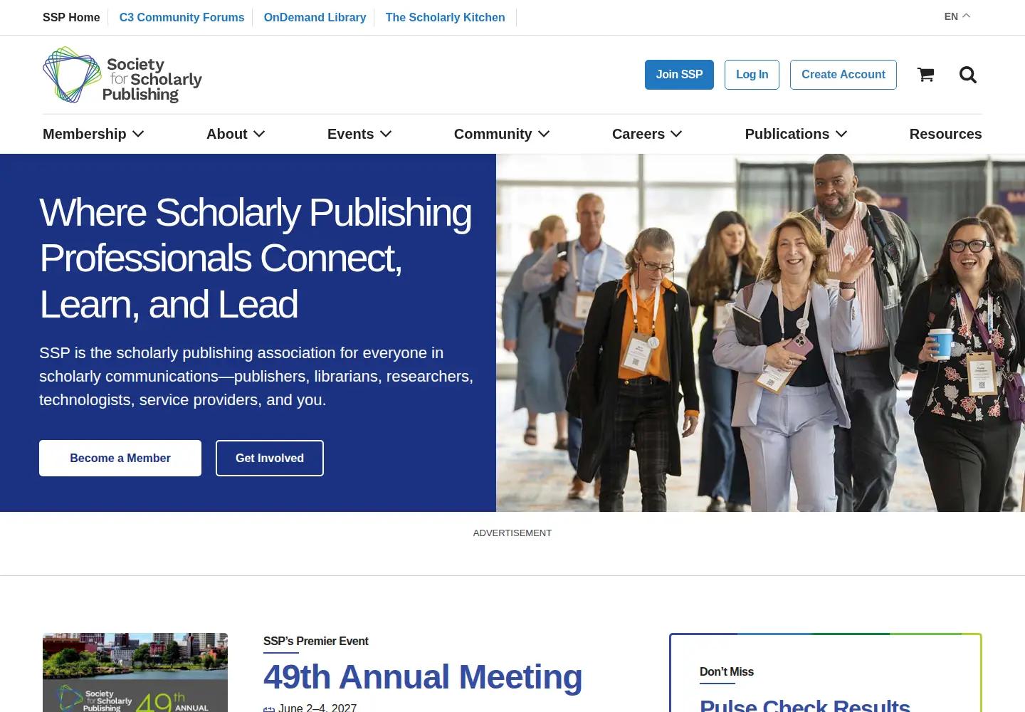 Screenshot of sspnet.org