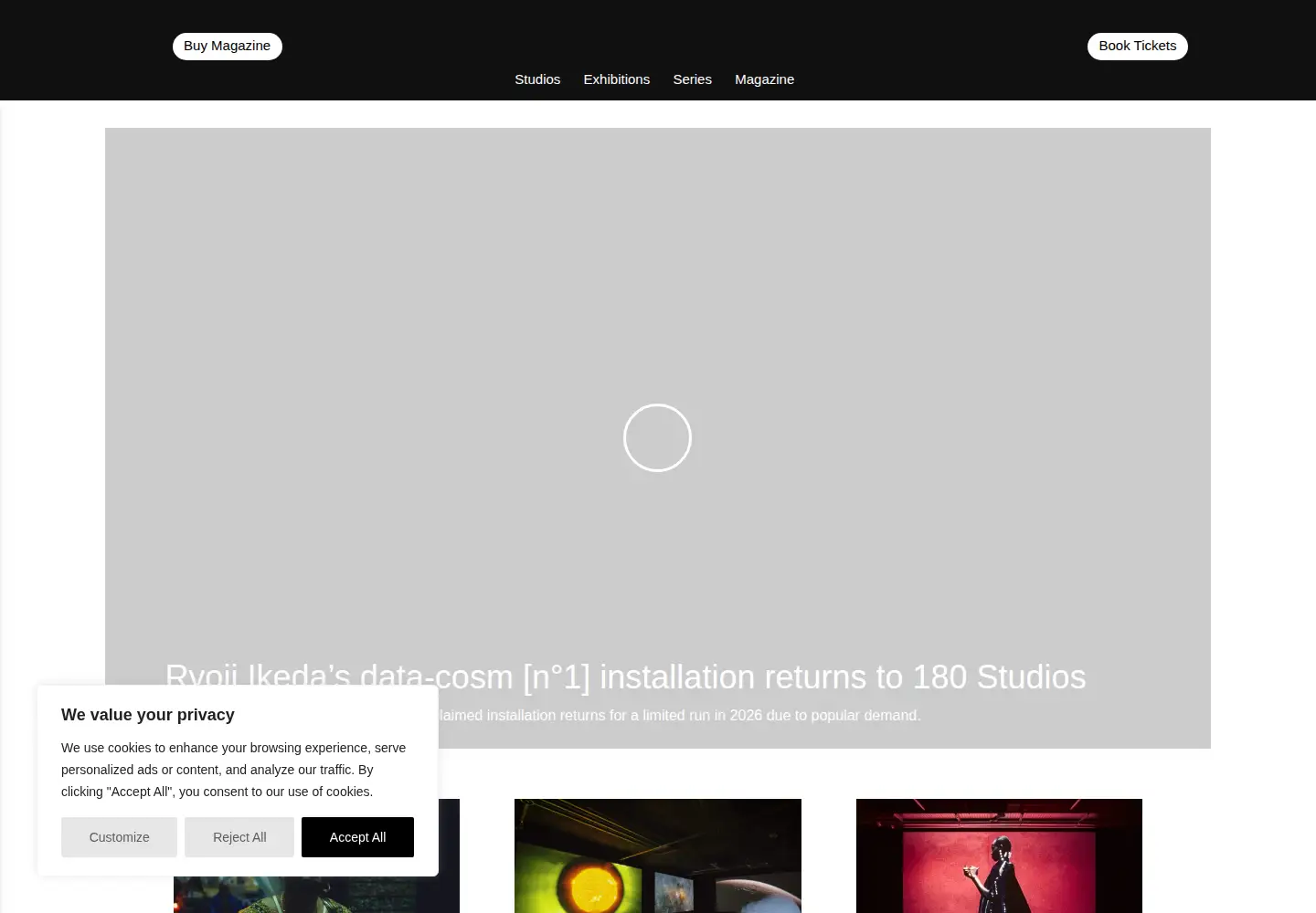 Screenshot of factmag.com