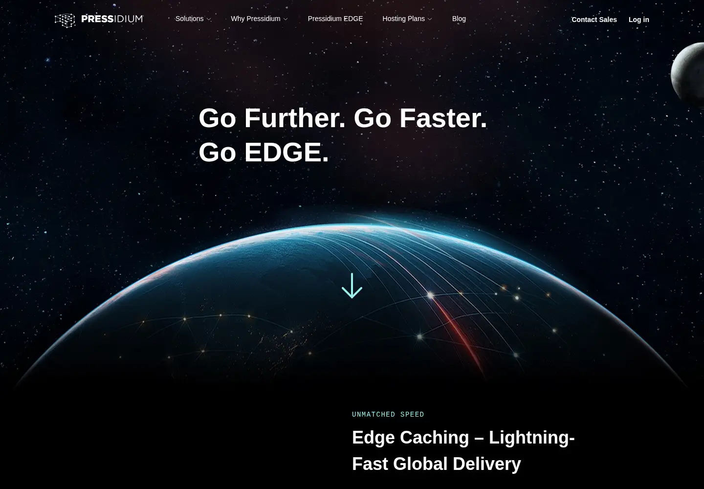 Captured homepage of pressidium.com in the current scan