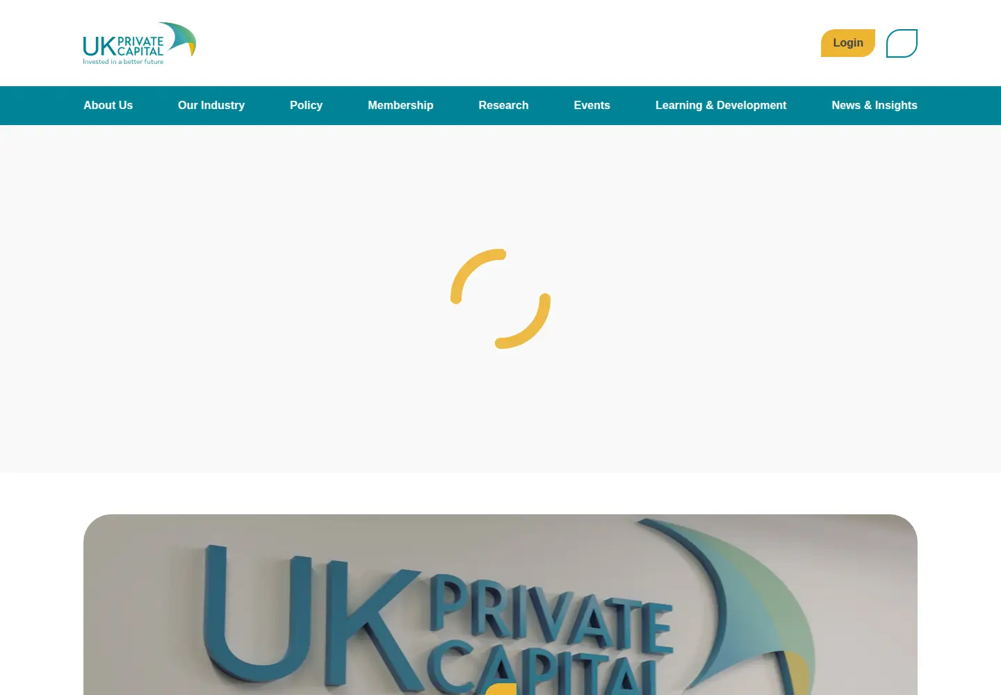 Captured homepage of bvca.co.uk in the current scan