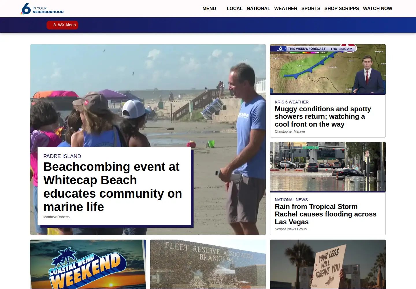 Screenshot of kristv.com