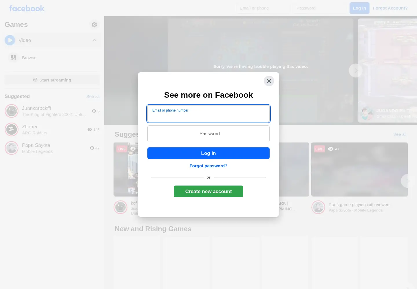 Captured homepage of mixer.com in the current scan