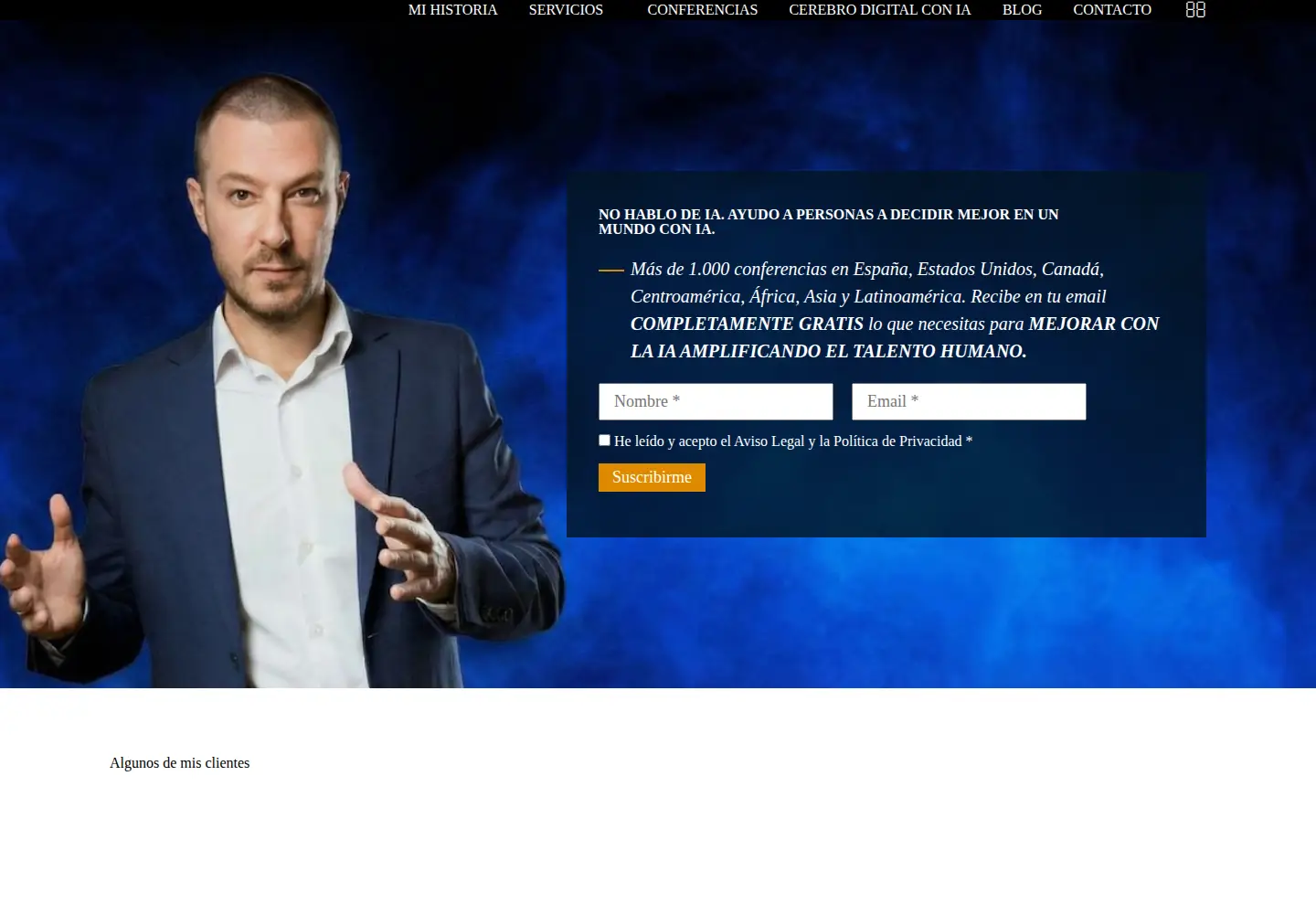 Screenshot of juanmerodio.com